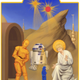 Image for article titled Jar Jar Binks attains sainthood in deranged Star Wars religious art